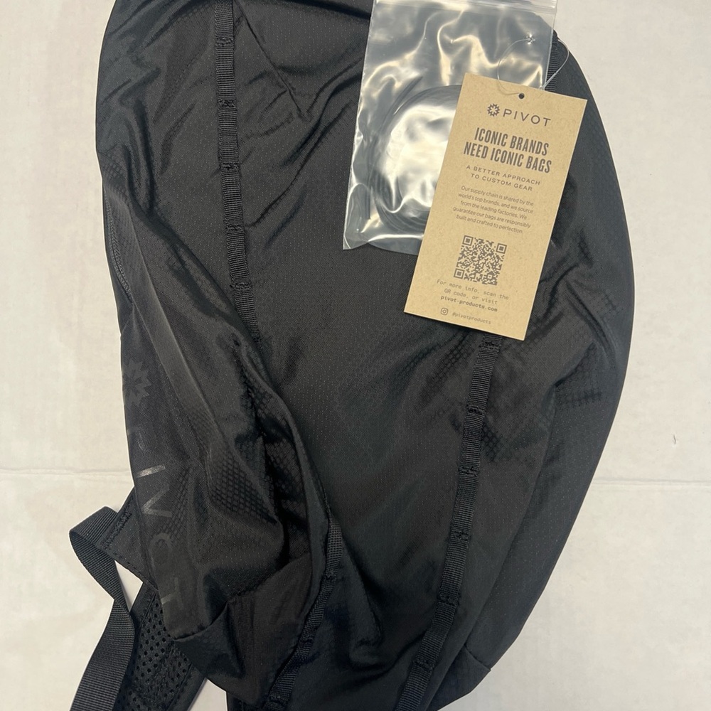 Pivot Black Backpack for Men